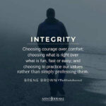 Integrity… the Connection Principle.